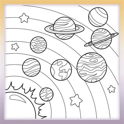 Solar System Planets Coloring Pages 的图像结果