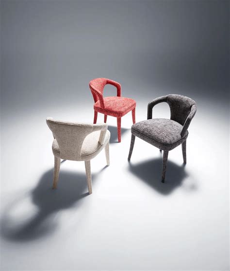 Hand-Tailored Designer Dining Chair in Water Repellent Velvet For Sale ...