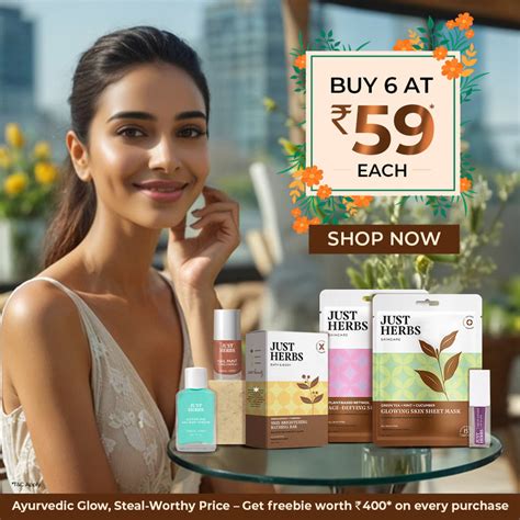 Just Herbs Herbal Products Online, Ayurvedic, Organic - Natural Makeup ...