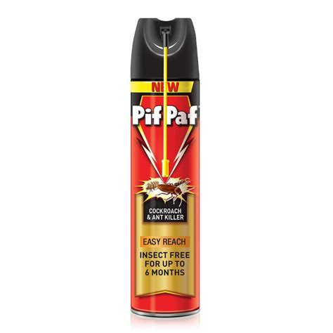 Buy Pif Paf Cockroach Killer Spray (400 ml + 100 ml Free) Online at ...