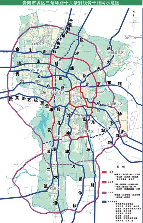 方舆 - 交通地理 - 贵阳市城市轨道交通线网规划图（原创） - Powered by phpwind