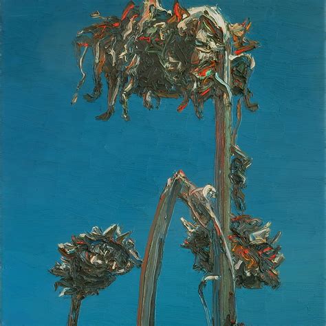 Ralph Fleck, Sonnenblumen 6.X, 1991, oil on canvas, 120 x 90 cm | Purdy ...