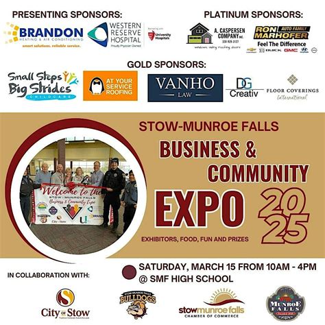 Stow-Munroe Falls Business & Community Expo, 3227 Graham Rd, Stow, 15 ...