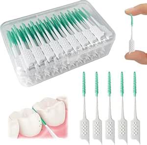 Street27® 40 Pcs Interdental Brush Ultra Tight Bristles Tooth Flossing ...