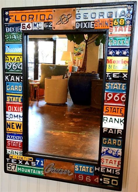 Image result for Recycled License Plate Crafts