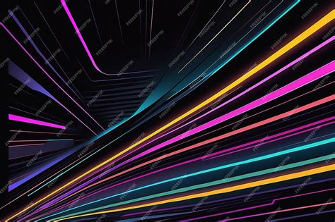 Premium Photo | Retrofuturism poster design in trend retro line style ...