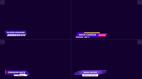 100 Colorful Lower Third | Premiere Pro MOGRT Videohive 35721299 ...