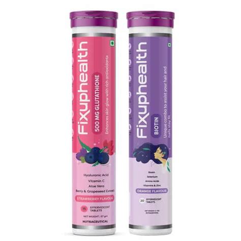 Buy FIXUPHEALTH GLUTATHIONE VITC ALOE VERA GRAPESEED EXTRACT & BIOTIN ...