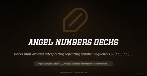 Angel Numbers Oracle Decks: Decode Repeating Sequences