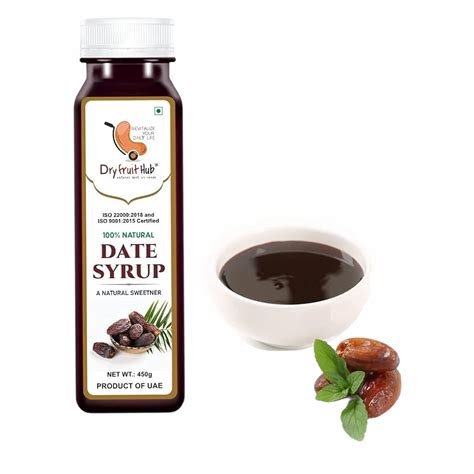 Dry Fruit Hub Date Syrup 450g,Dates Syrup for Babies , Khajur Syrup ...