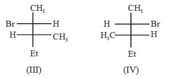 3-Methyl-pent-2-ene on reaction with HBr in presence of peroxide forms ...