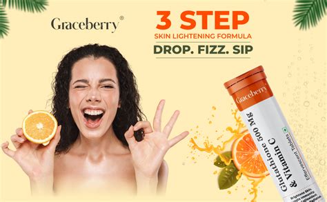Graceberry Glutathione Tablets for Glowing Skin | 20 Effervescent ...