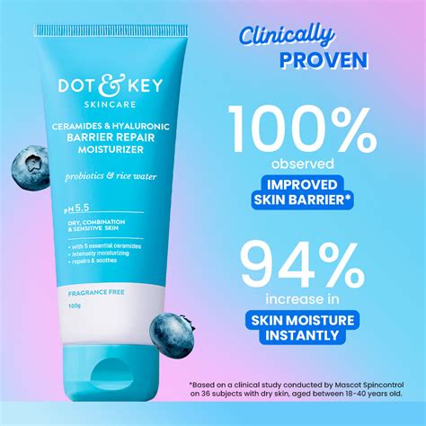 Barrier Repair Moisturizer with Ceramides + Hyaluronic Acid – Dot & Key