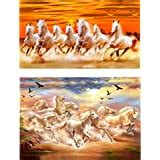 Buy British Terminal Seven Lucky Running Horses Vastu Wallpapers Fully ...