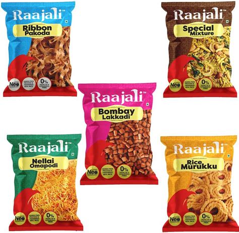 RAAJALI Pakkoda, Lakkadi, Omapodi, Mixture, Murukku Price in India ...