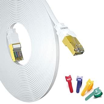 Ethernet Cable 20 ft, Foboiu Cat 7 Internet Network Cable, Cat7 Gigabit ...