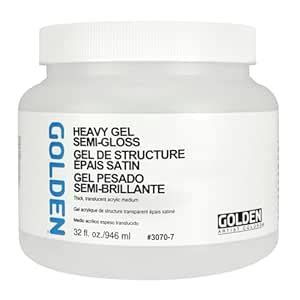 Golden Artist Colors - Heavy Gel Semi-Gloss - 32 oz Jar : Amazon.in ...