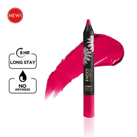 Comfy Matte Lip Crayon Online - Vegan Crayon Lipstick | Faces Canada