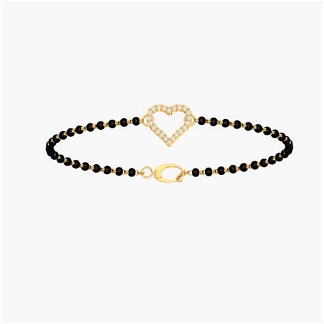 Love Lab Diamond Mangalsutra Bracelet | Fiona Diamonds