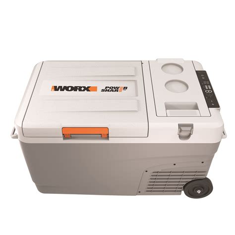 New WORX 20 Volt Battery and Electric Powered Cooler Is Mobile Refrigerator/Freezer with Digital ...