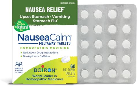 Amazon.com: Boiron NauseaCalm Relief for Upset Stomach, Nausea, and Vomiting Due to Stomach Flu ...