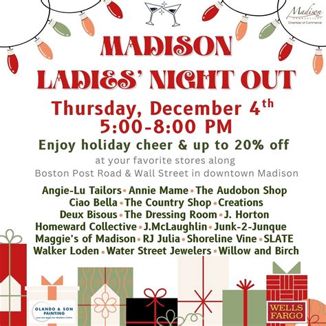 Dec 4 | Ladies Night Out in Madison | Madison, CT Patch