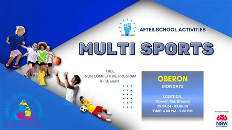 OBERON Multisport Afterschool Activities, North St, Oberon NSW 2787 ...