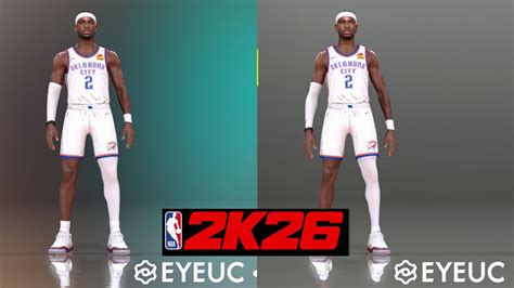 NBA 2K26 Shai Gilgeous-Alexander Cyberface & Body Update