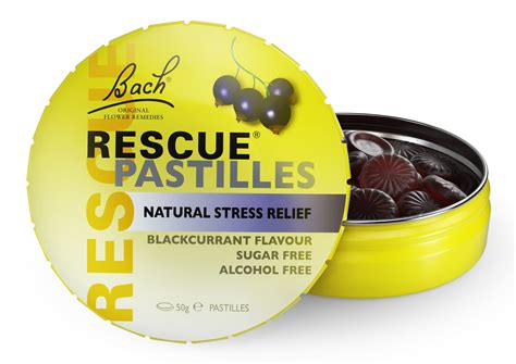 Bach Flower Remedies – Rescue Remedy Pastilles Blackcurrant 50g - Go ...
