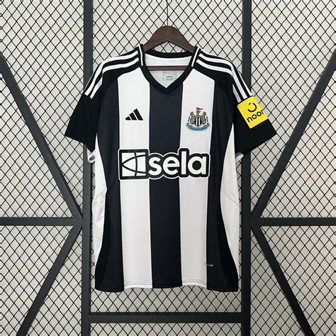Camisa Newcastle I 2024/25 Masculina - Branco e Preto | Newcastle ...