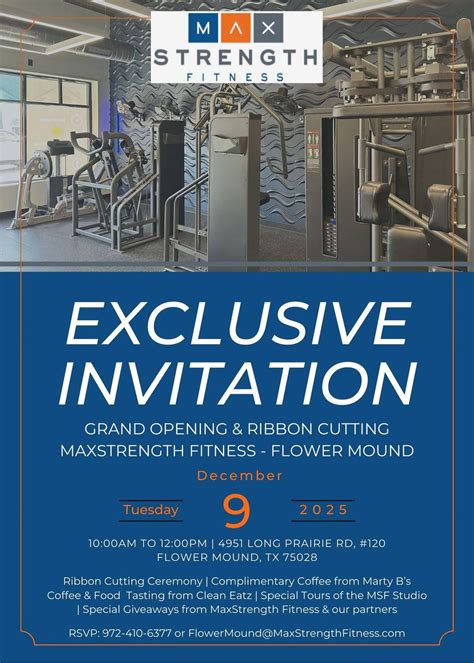 MaxStrength Fitness - Flower Mound Ribbon Cutting & Grand Opening, 4951 ...