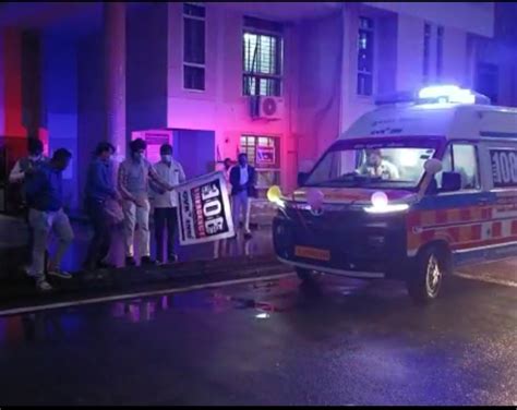 Three new 108 ambulances were commissioned in Patan district, District ...