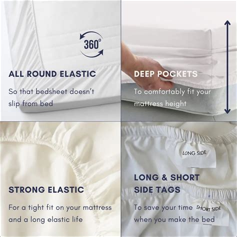 Brown Prestige Sateen 300 TC Pure Cotton Fitted Sheet & Pillow Cover ...