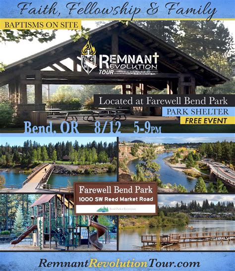 Fellowship Gathering at Farewell Bend Park – Remnant Revolution Tour