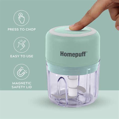 Electric Chopper 250 ML - Wireless - 3 Blades | Homepuff