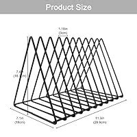 File Holder Magazine Holder Triangle Iron Newspaper Holder Magazine ...