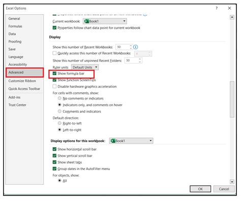 Excel Restore Formula Bar 的图像结果