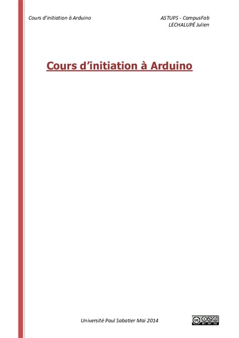 Cours Arduino Debutant 的图像结果