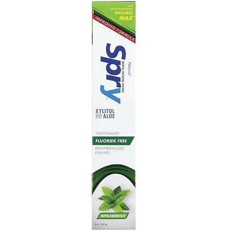 Xlear Spry Xylitol and Aloe Toothpaste - Spearmint 5 oz Paste - Walmart.com
