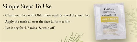 Buy Olifair Detoxifying Gold Peel Off Mask With Activating Gel Formula ...