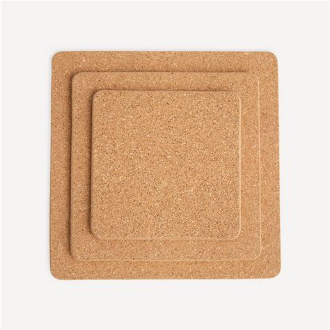 Set 3 salvamanteles cuadrados de corcho El Corte Inglés · El Corte ...