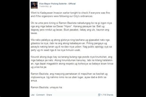 Ramon Bautista slammed by Dutertes over “hipon” remark | ABS-CBN ...