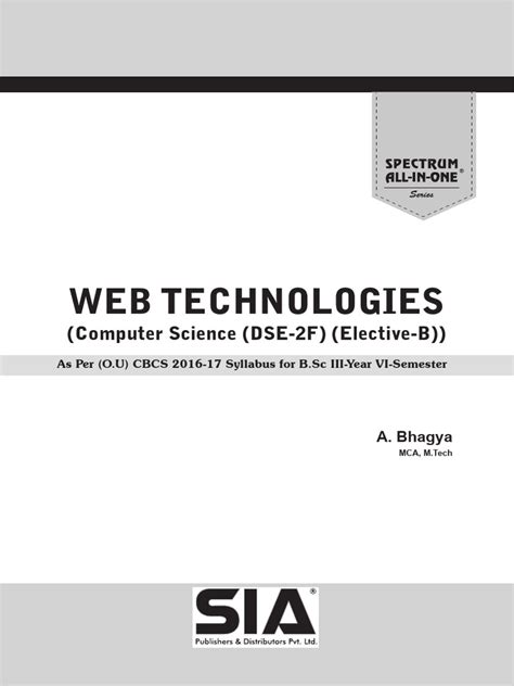 Image result for Web Technologies Notes