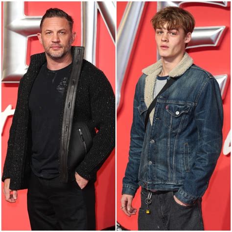 Meet Tom Hardy's lookalike teen son Louis Thomas Hardy, who attended ...