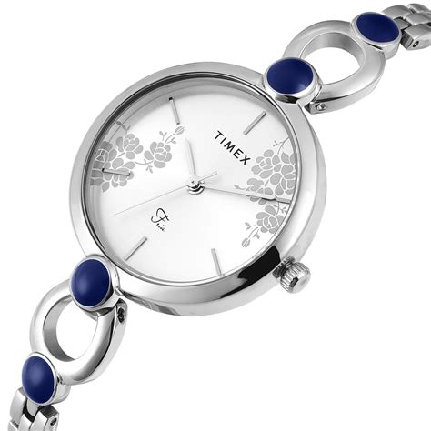 TIMEX Women Silver Round Dial Analog Watch - TWEL18108 – KRISHNA WATCH ...