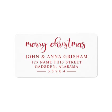 Holiday Address Labels | Zazzle