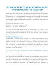 Image result for PIC16x84 Programming