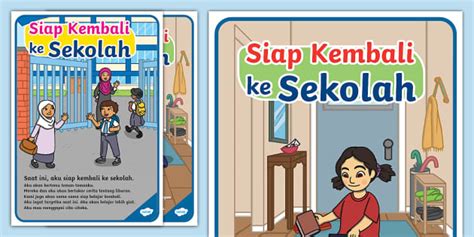 Poster Kembali ke Sekolah (teacher made) - Twinkl