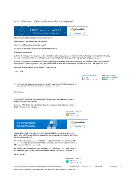 Image result for Write Different Between Stack and Queue
