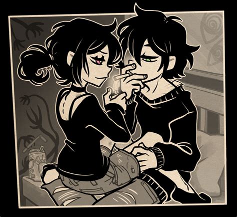 ashley graves and andrew graves (the coffin of andy and leyley) drawn by nemlei | Danbooru